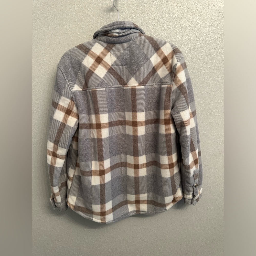 Shearling Jacket Gray Pattern - Picture 3 of 3